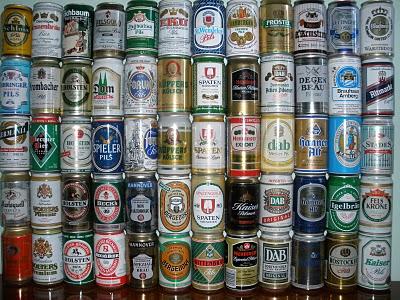 Subasta de colección de latas de cerveza