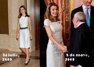 Los Príncipes de Asturias en la Escuela Naval de Marín. El look de Dña. Letizia