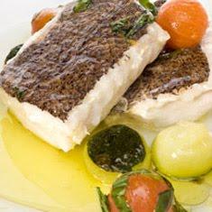 Merluza al papillote con limón