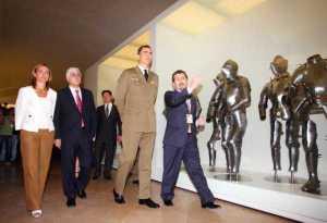 El Príncipe de Asturias inaugura el nuevo Museo del Ejército en Toledo. Foto: LaInformacion.com