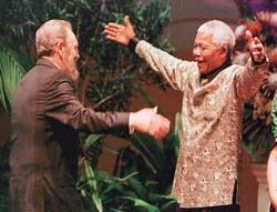 Mensaje de Fidel a Nelson Mandela