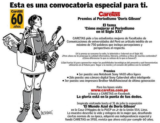 Atención periodistas en ciernes: Premios al Periodismo 'Doris Gibson'