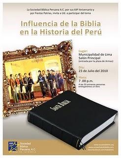 Influencia de la Biblia en la Historia Perú