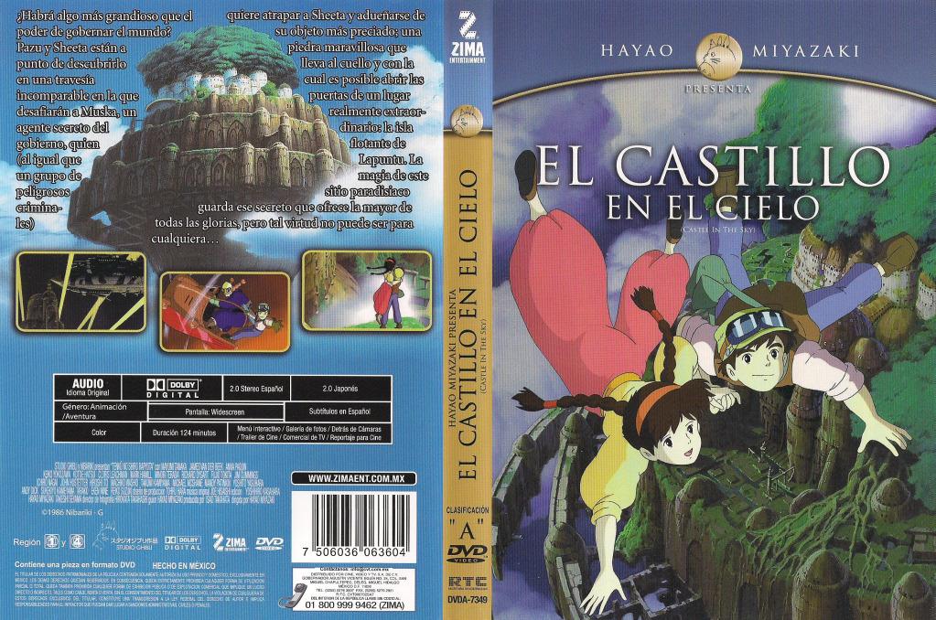 Así es el DVD mexicano de 'El castillo en el cielo'