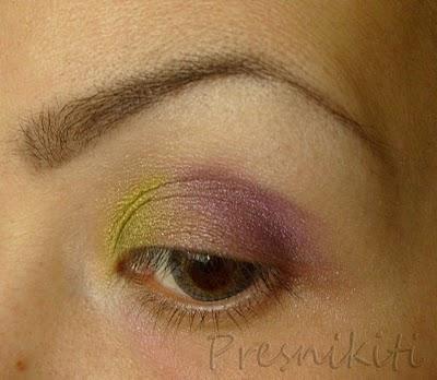 LOOK MORADO Y VERDE