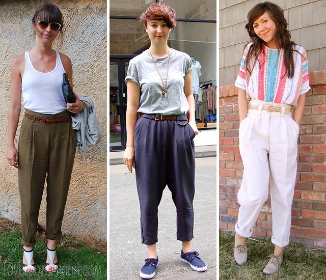 Streetstyle: prendas de talle alto