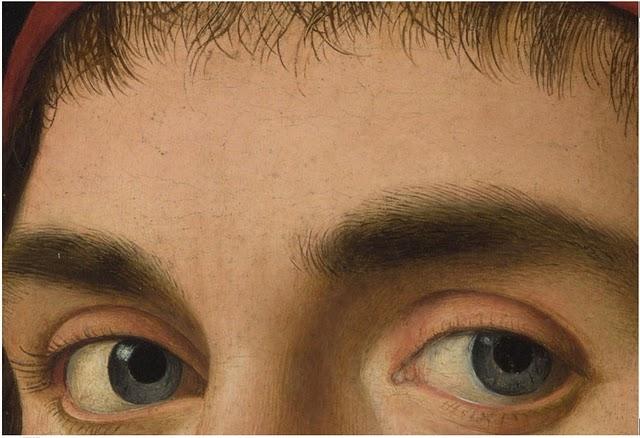 Antonello da Messina. Retrato de hombre. Detalle.