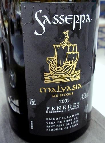 Vega de Ribes malvasia Sasserra 2005