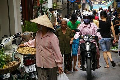 Hanoi y las motocicletas