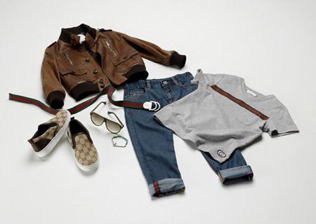 Gucci nueva colección de moda infantil