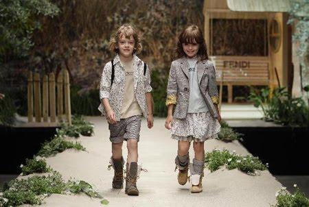 Gucci y Fendi presentan sus primeras colecciones para niños