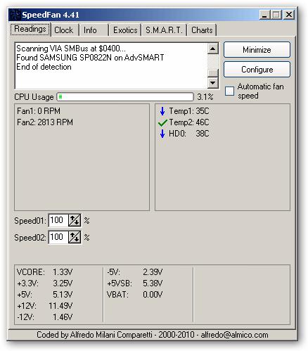 SpeedFan v.4.41 para Windows (x64 incluido)