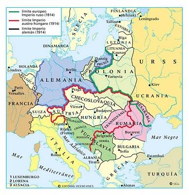 Cambios en el mapa de los Balcanes III: La I Guerra Mundial