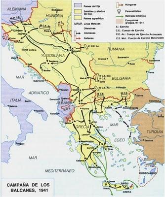 Cambios en el mapa de los Balcanes IV: La II Guerra Mundial