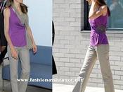 Dña. Letizia inauguró Santander centro para personas hogar. look Princesa