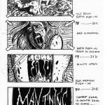 Storyboard para Man-Thing