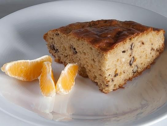 Bizcocho de naranja y almendras