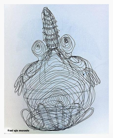 Isolíneas sobre papel