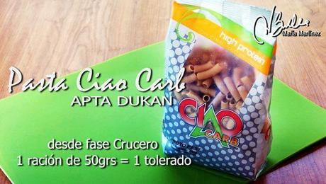 Ciao Carb y dieta Dukan: revisando la gama completa Proto pasta Ciao Carb: arroz y pasta aptos para Dukan