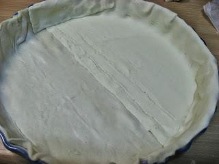 QUICHE DE CREMA DE ROQUEFORT Y CHAMPIÑONES