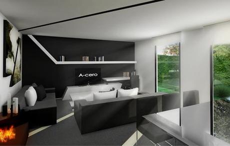 A-cero presenta un proyecto de interiorismo para un adosado en la capital