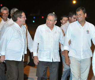 Correa concluyó visita de trabajo a Cuba