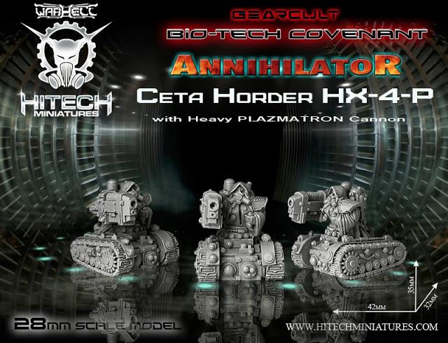 Annihilator Ceta Horder HX-4-P de Hitech Miniatures
