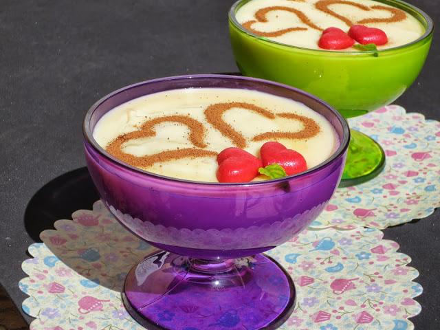 Natillas de vainilla (Sin huevo)