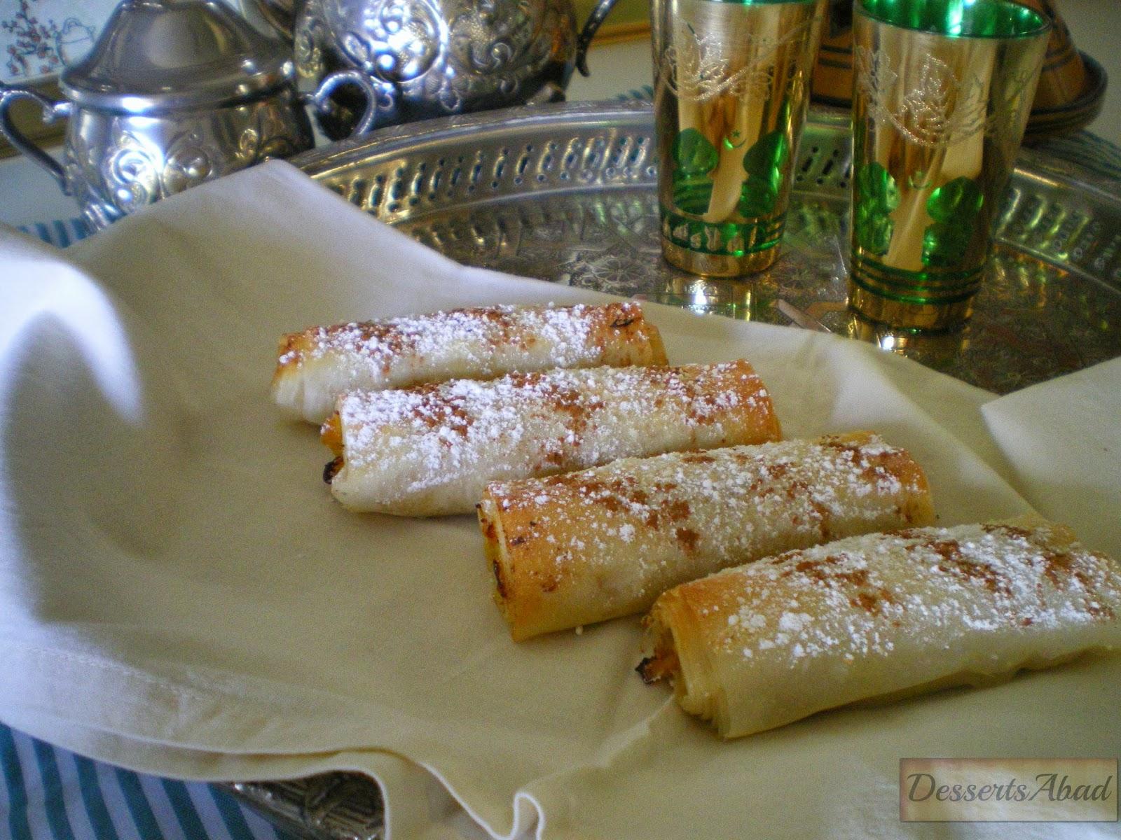 Pastela en rollitos