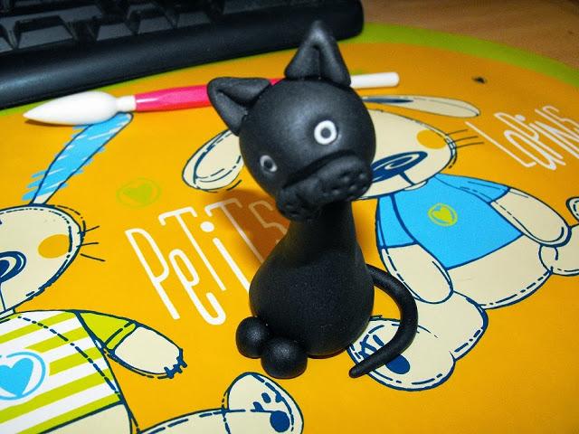 Tutorial gato negro de fondant