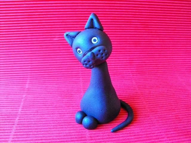 Tutorial gato negro de fondant