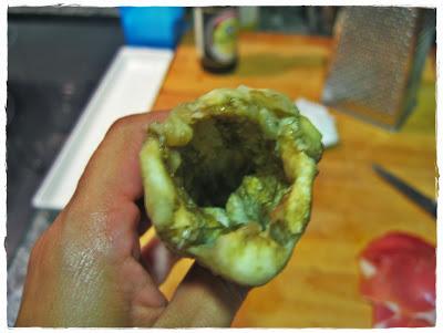 Berenjenas en Hojaldre Rellenas de Carne Picada y Setas