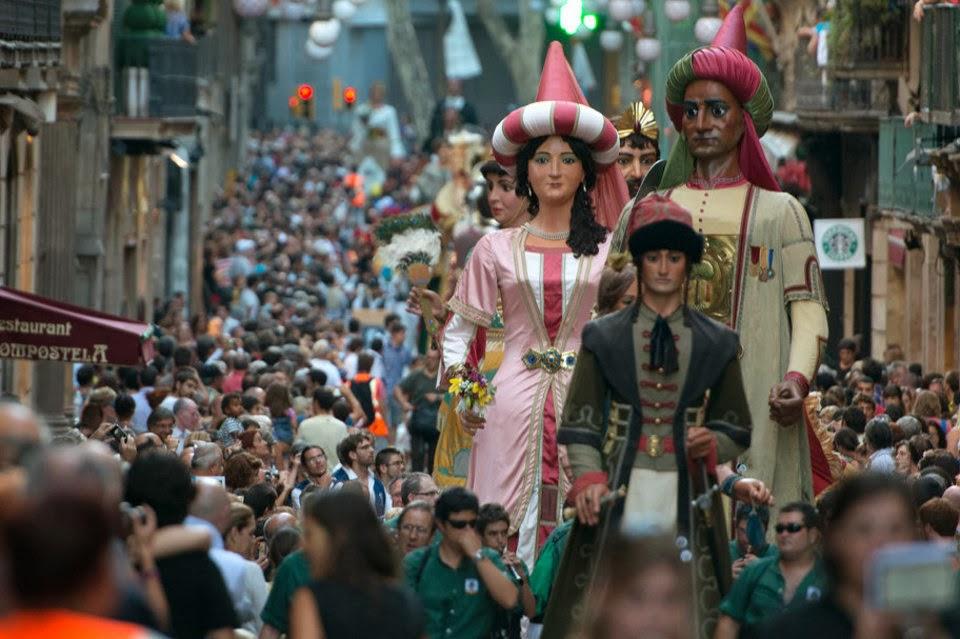 BARCELONA...LA FESTA DE LA MERCÈ...22-09-2013...