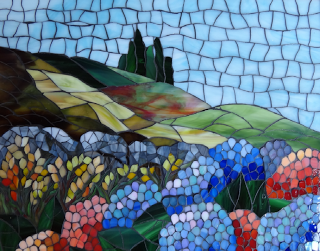 Paisaje Fantasma.Encima de la arena verdeEl Ángel del Oca...