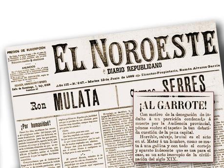 Portada de El Noroeste. 13 de junio, 1899