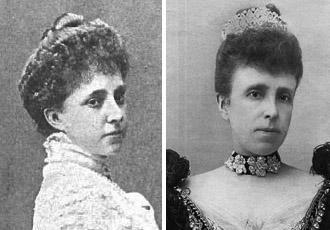 La princesa, María Mercedes, y la reina regente, María Cristina.
