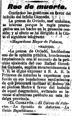El Carbayón, 15 de junio de 1899