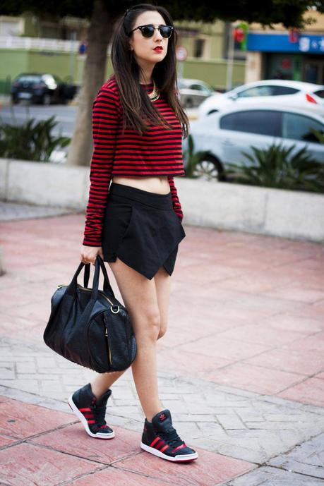 Stripes On My Crop Top