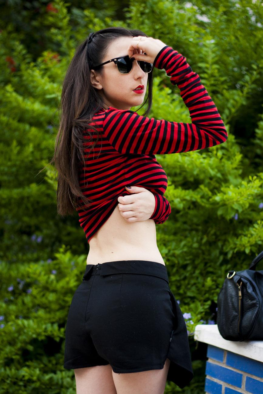 Stripes On My Crop Top