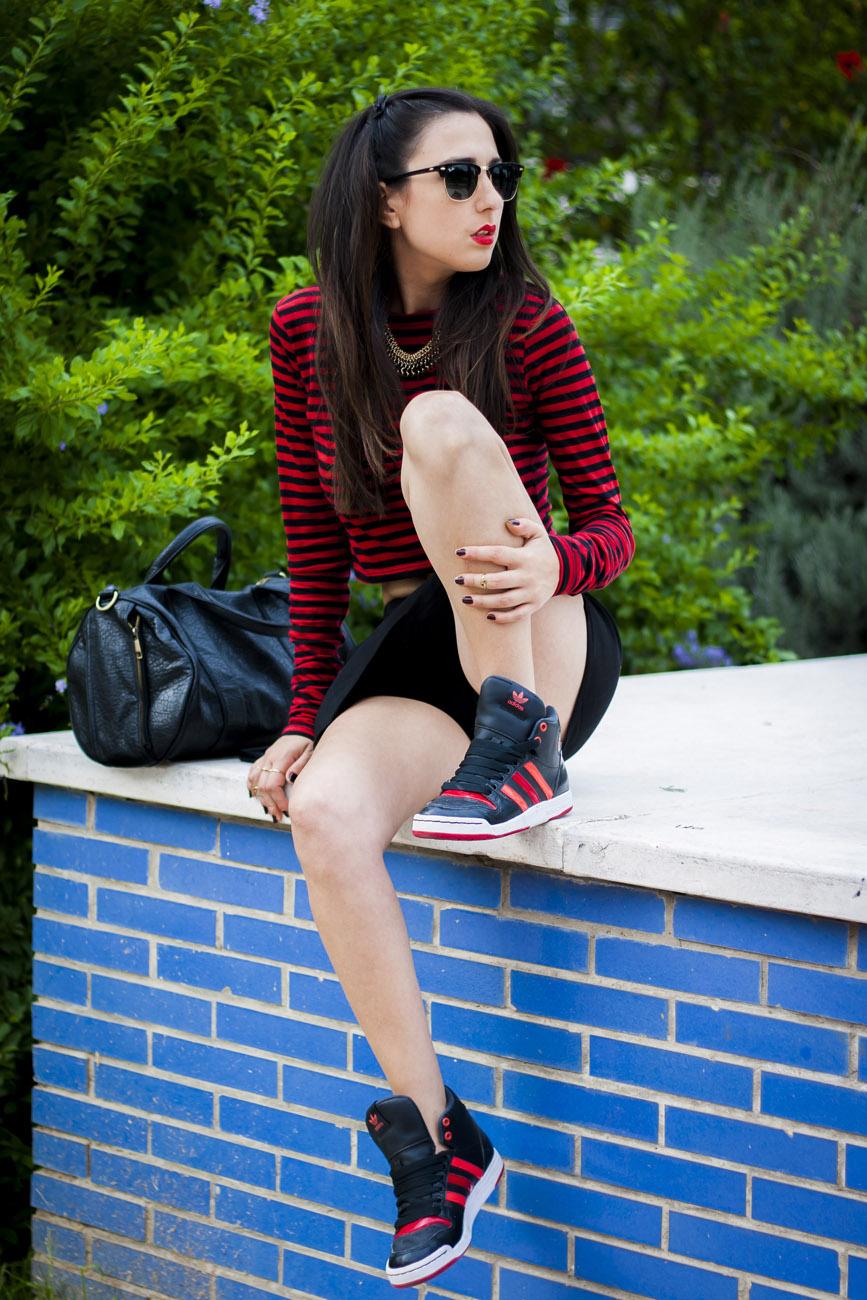 Stripes On My Crop Top