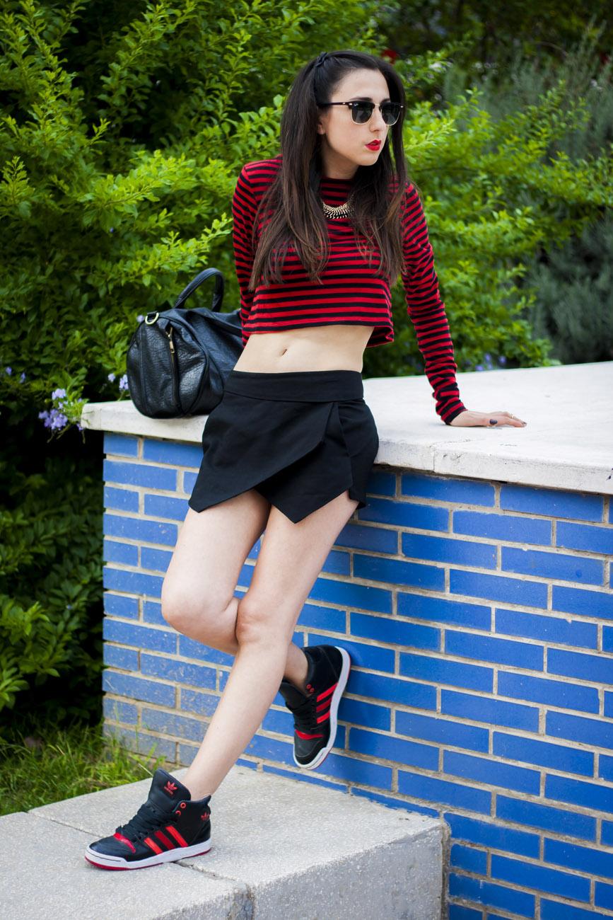 Stripes On My Crop Top