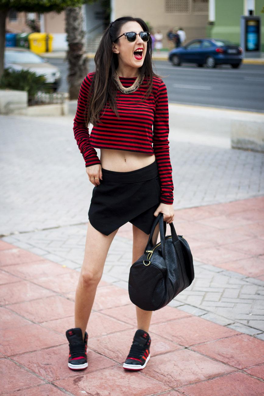 Stripes On My Crop Top