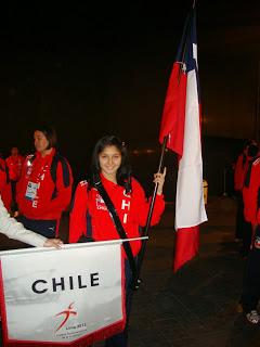 JAVIERA PEREIRA ES LA ABANDERADA NACIONAL EN LOS PRIMEROS JUEGOS DE LA JUVENTUD