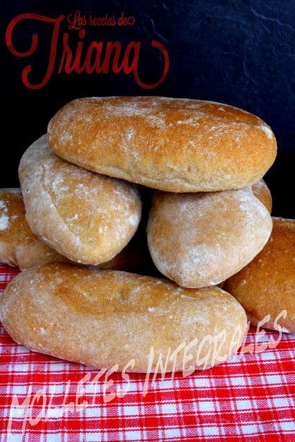 Molletes de Antequera integrales con sesamo y lino