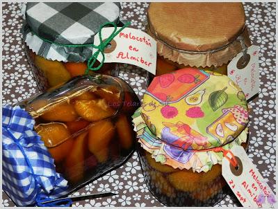 MELOCOTÓN EN ALMÍBAR CASERO, BUENÍSIMO