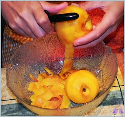 MELOCOTÓN EN ALMÍBAR CASERO, BUENÍSIMO