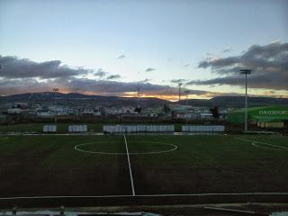 ASÍ SE VE UNA PARTE DEL NUEVO COMPLEJO DE LA ASOCIACIÓN DE FÚTBOL 18 DE SEPTIEMBRE