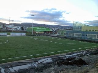 ASÍ SE VE UNA PARTE DEL NUEVO COMPLEJO DE LA ASOCIACIÓN DE FÚTBOL 18 DE SEPTIEMBRE