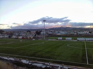 ASÍ SE VE UNA PARTE DEL NUEVO COMPLEJO DE LA ASOCIACIÓN DE FÚTBOL 18 DE SEPTIEMBRE