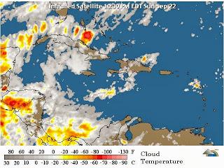 Lluvias son causadas por vaguada.